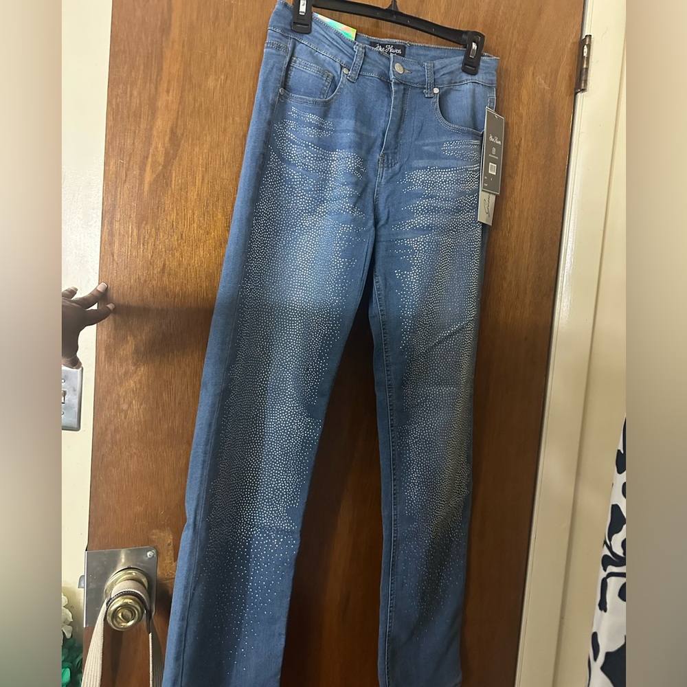 Blue Haven Jeans with Embellishments